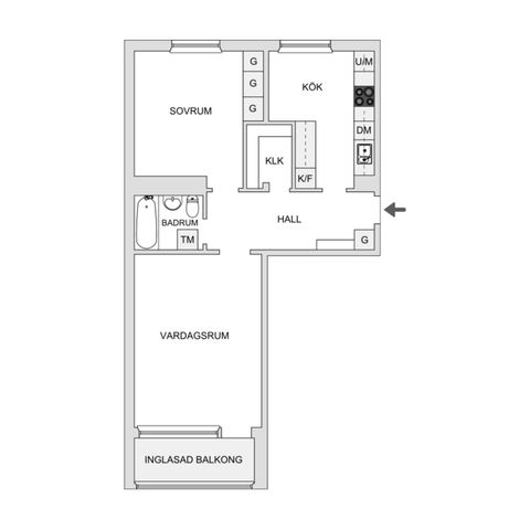 Bostadsrätt, Gröna vägen 22A, Hentorp, Skövde