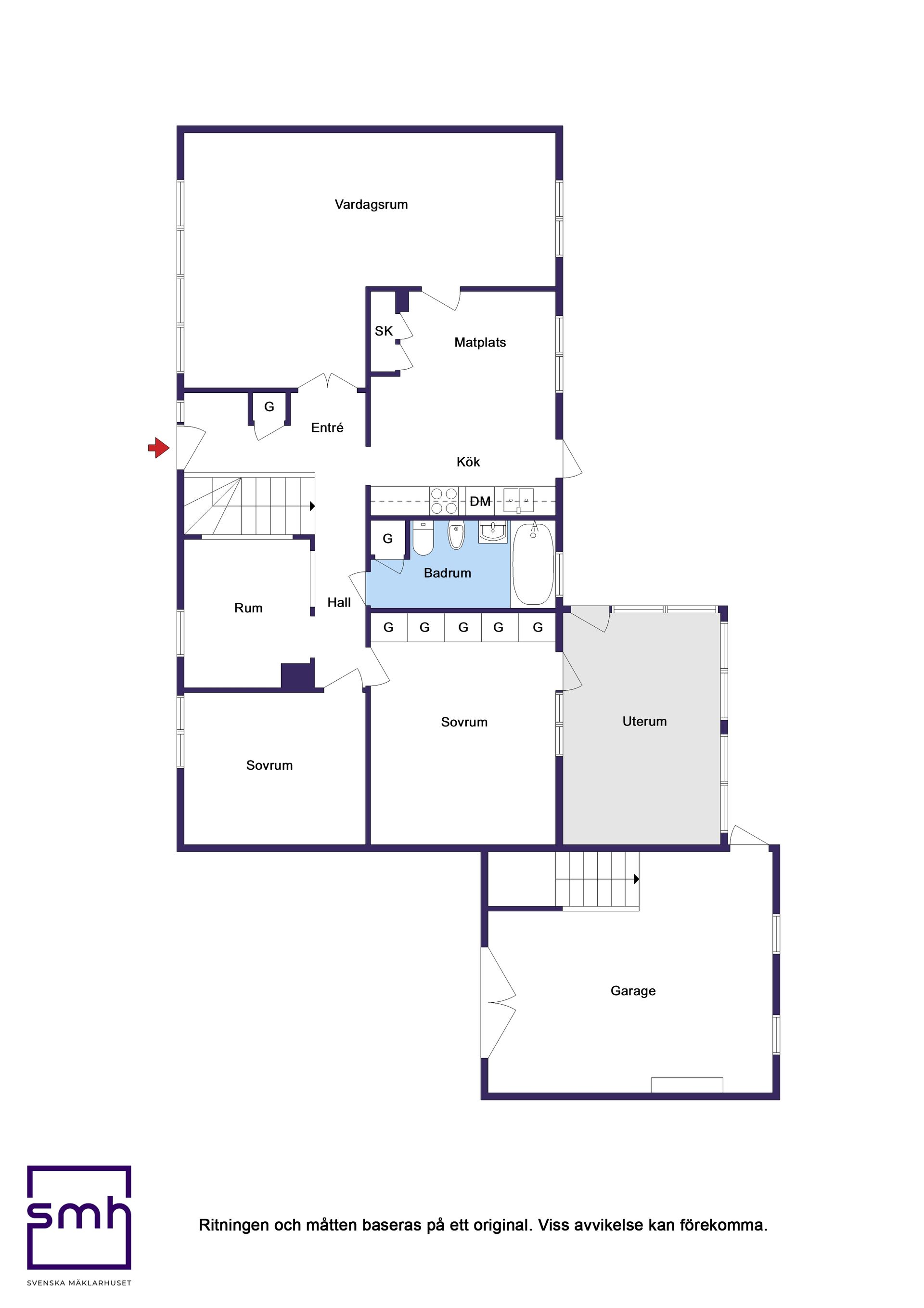 Villa, Kladderbacksvägen 1, Kristianstad