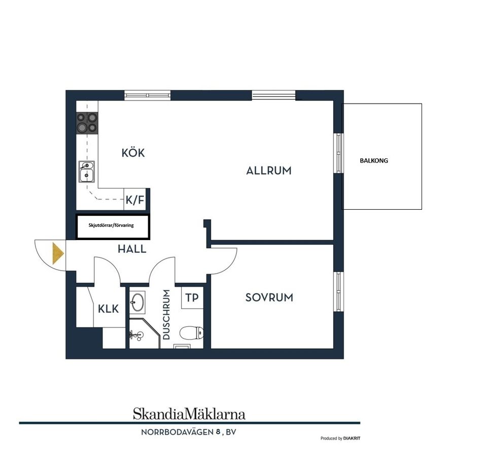 Bostadsrätt, Norrbodavägen 10, Kungsängen/Norrboda, Upplands-Bro
