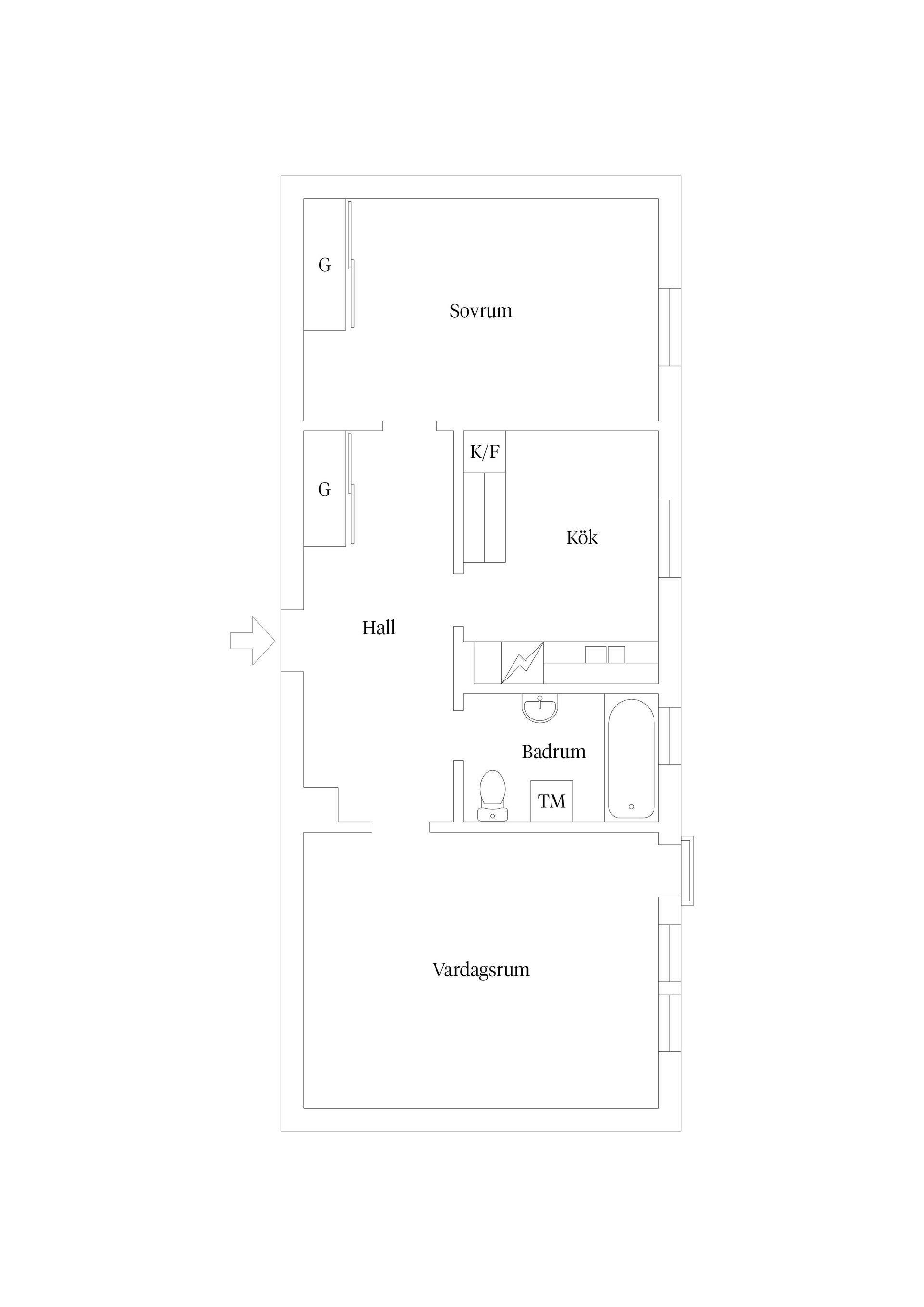 Bostadsrätt, Nygatan 38, Centrum, Linköping