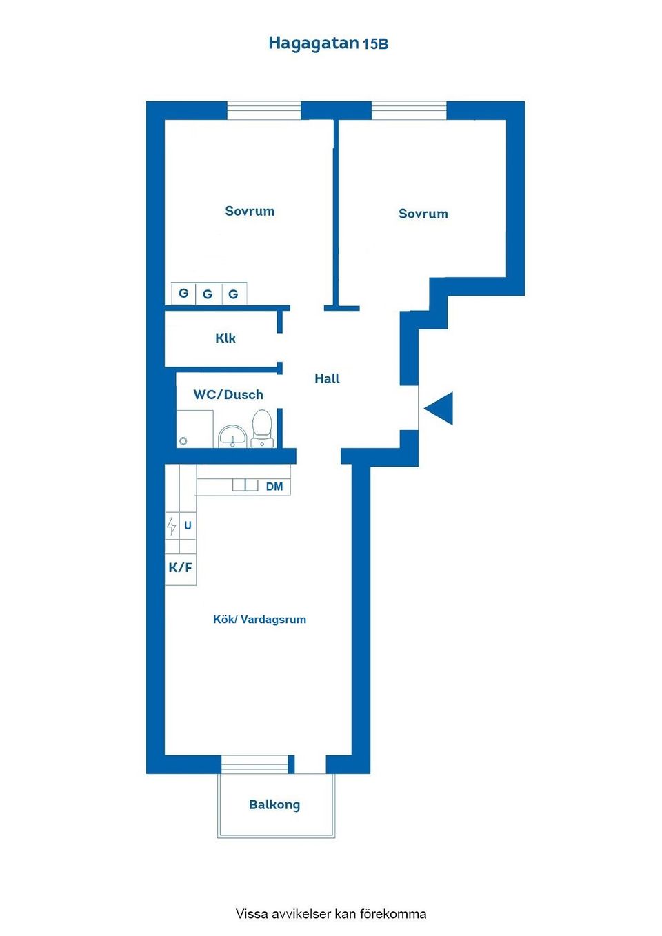 Bostadsrätt, Hagagatan 15 B, Haga, Norrköping