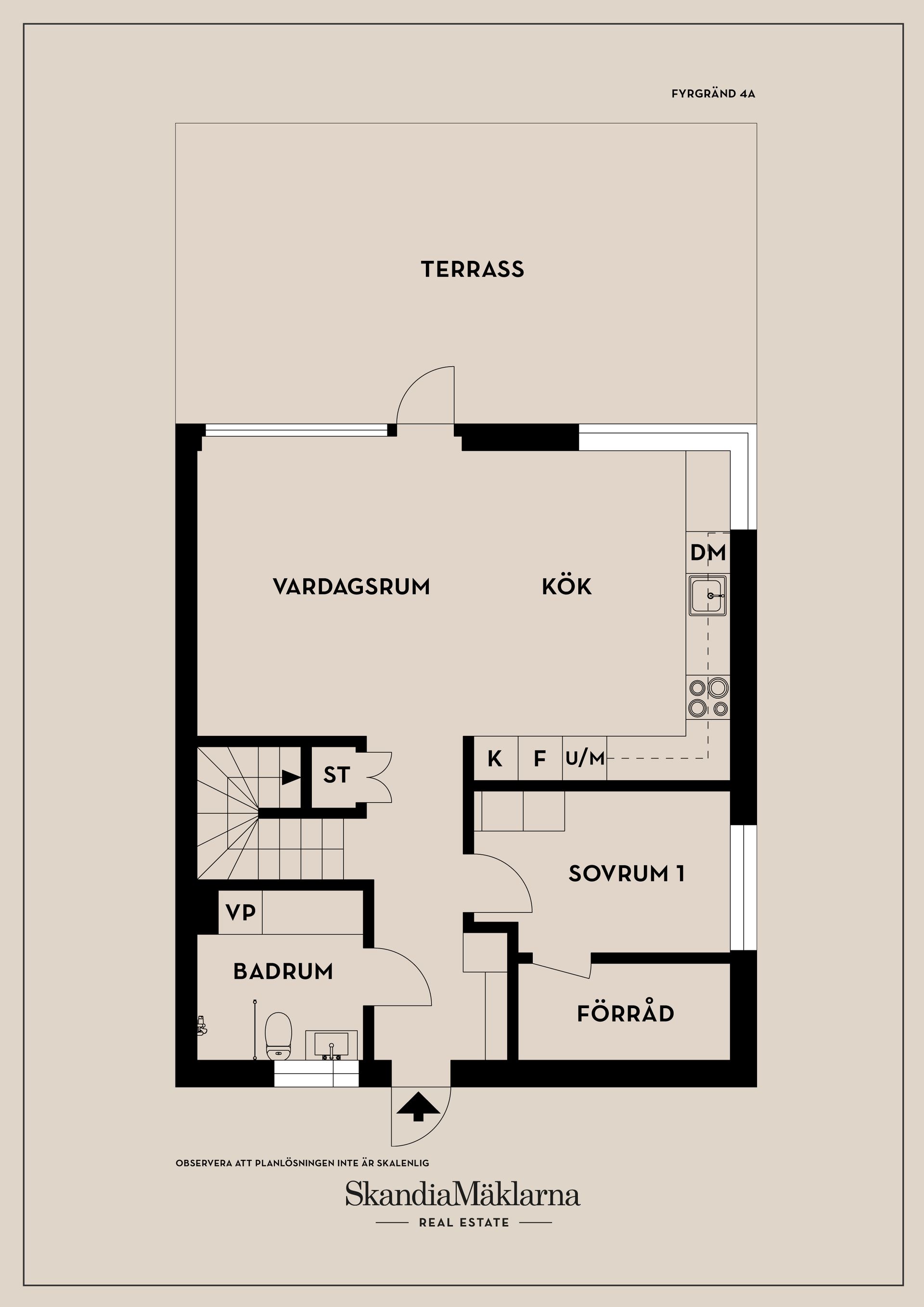 Radhus, Fyrgränd 4D, Högmora, Huddinge