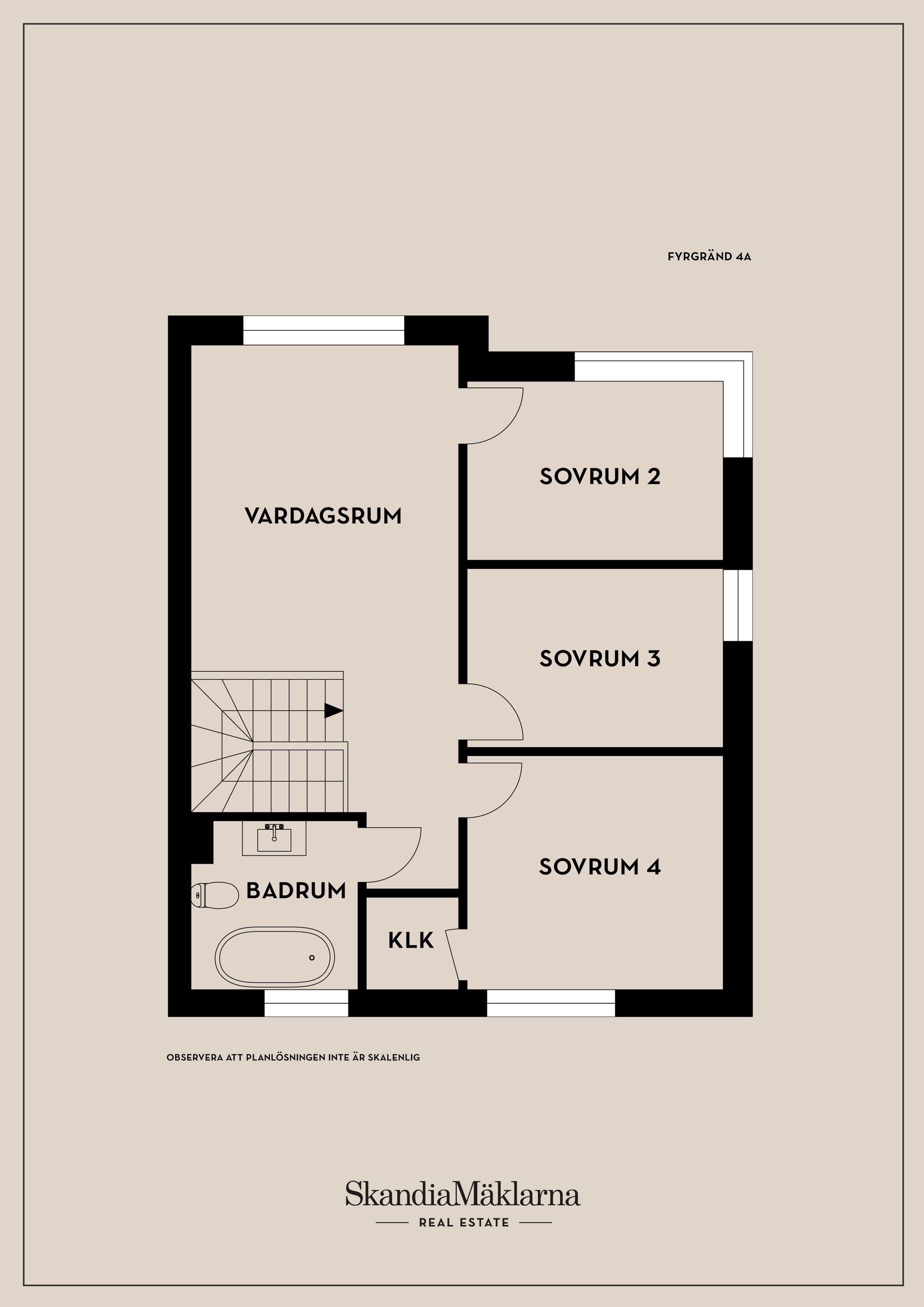 Radhus, Fyrgränd 4D, Högmora, Huddinge