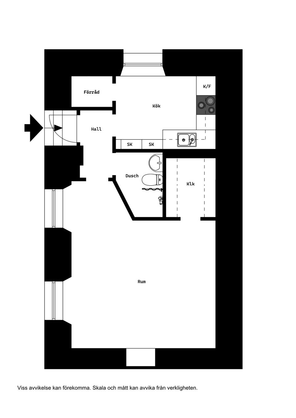 Bostadsrätt, Mellangatan 25C, Visby, Gotland