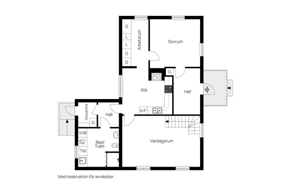 Villa, Landeryd Skogshyddan, Landeryd, Hylte