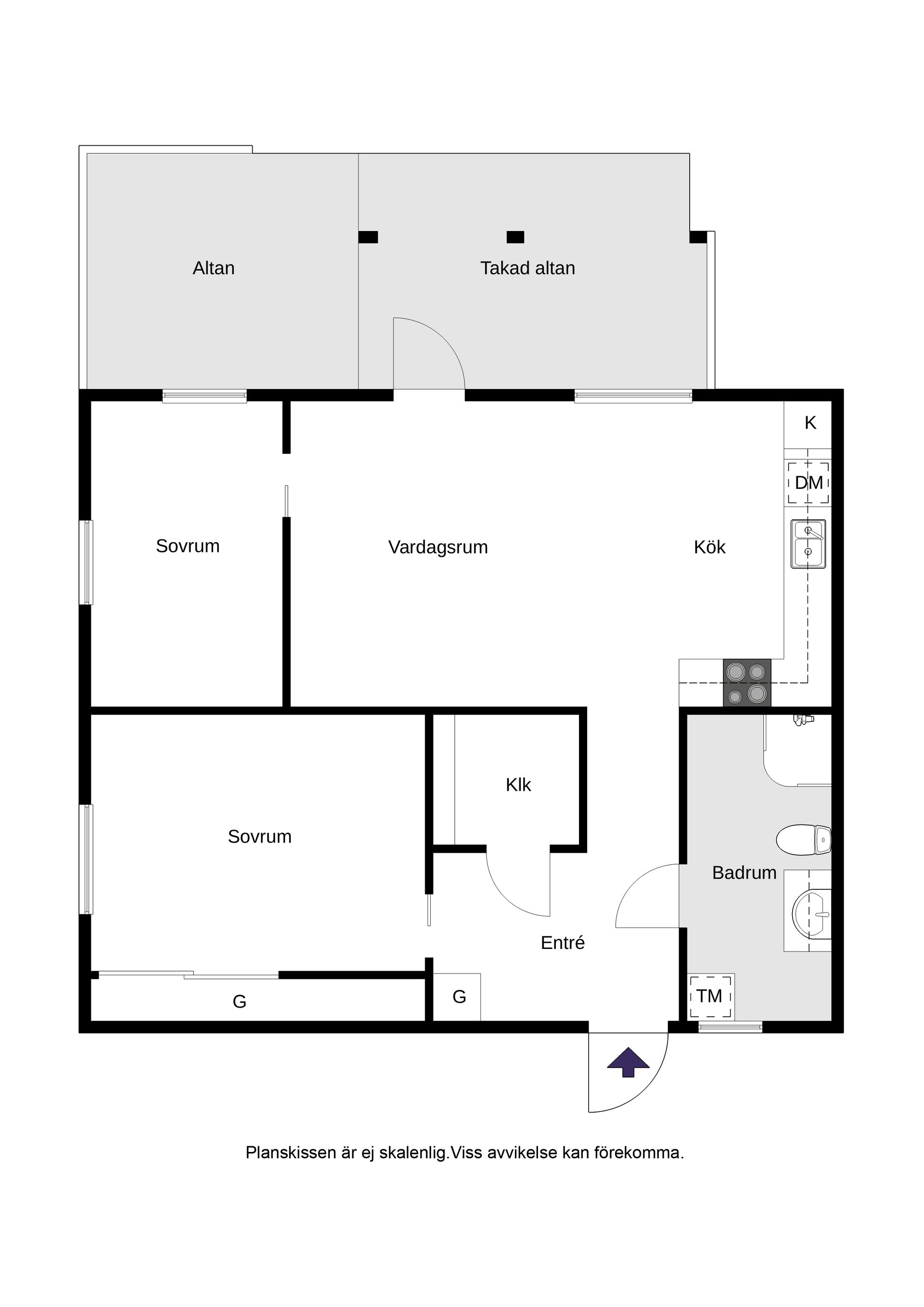 Bostadsrätt, Frökentorpsvägen 77, Kärleken - Sofieberg - Norra Utmarken, Halmstad