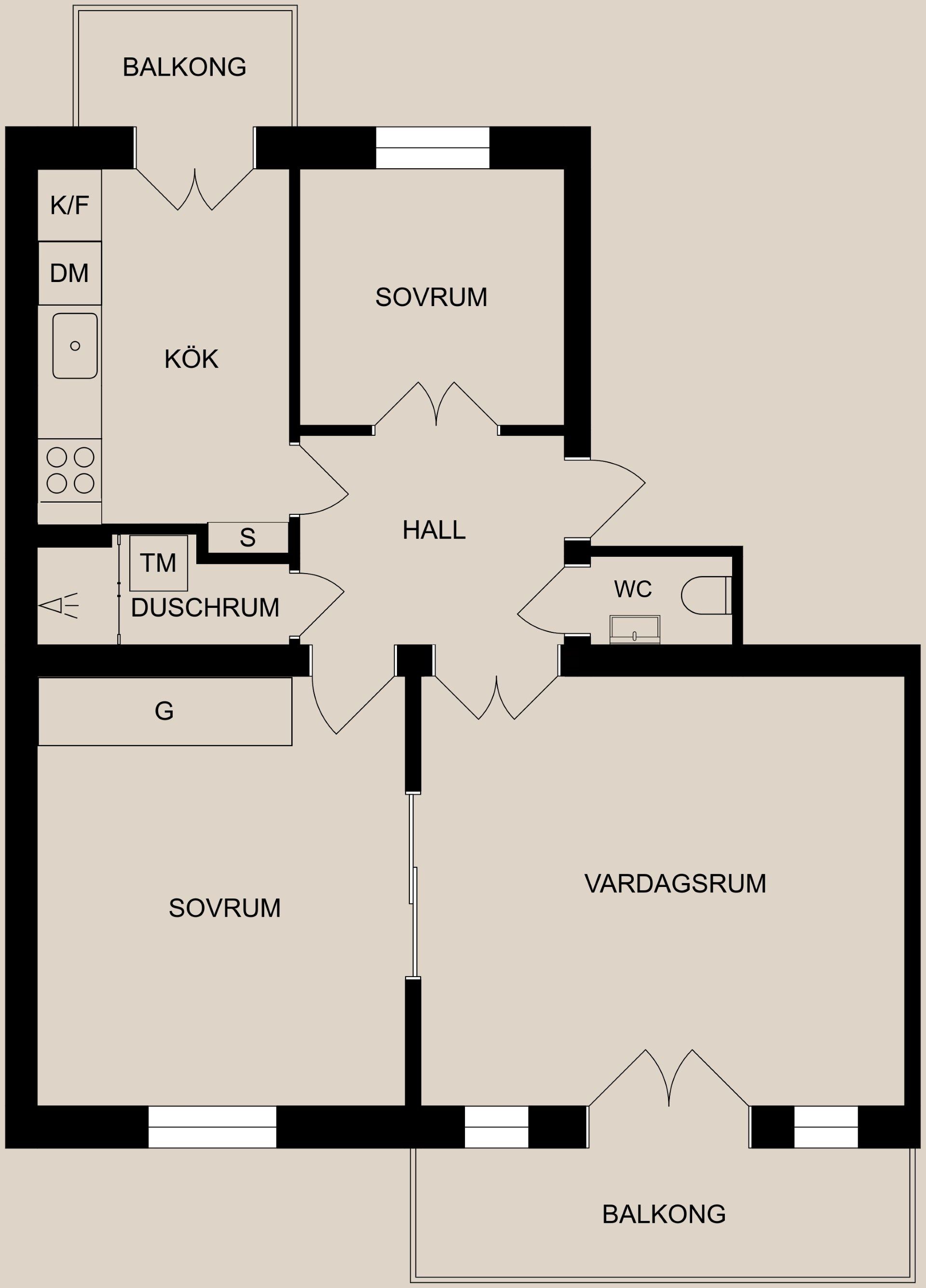 Bostadsrätt, Norra Promenaden 120A, Norr, Folkparken, Norrköping