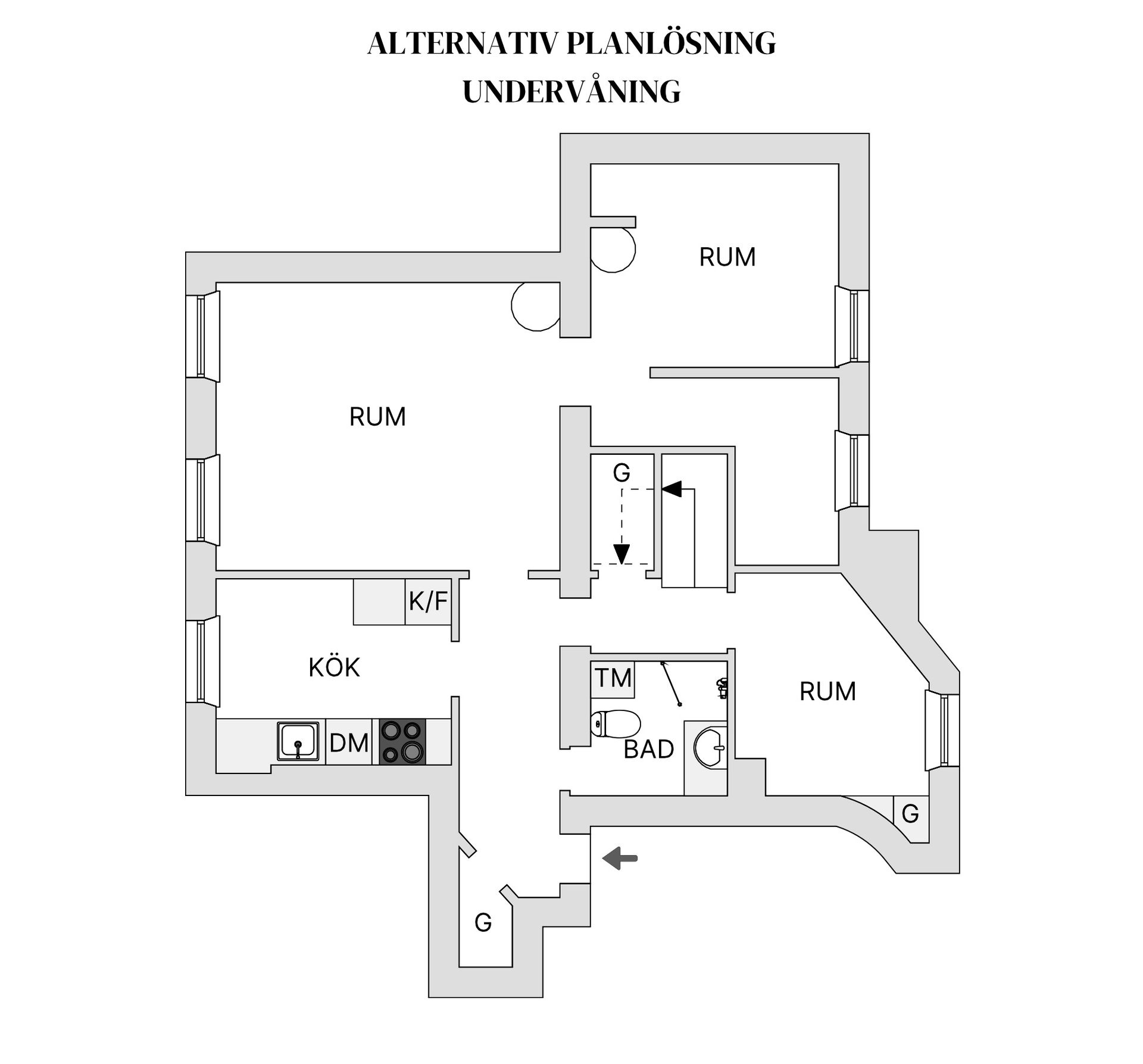 Bostadsrätt, Katarina Bangata 45, 4+5 tr, Södermalm - SoFo, Stockholm
