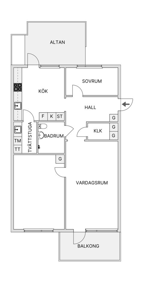 Bostadsrätt, Tant Bruns väg 68, Uddevalla