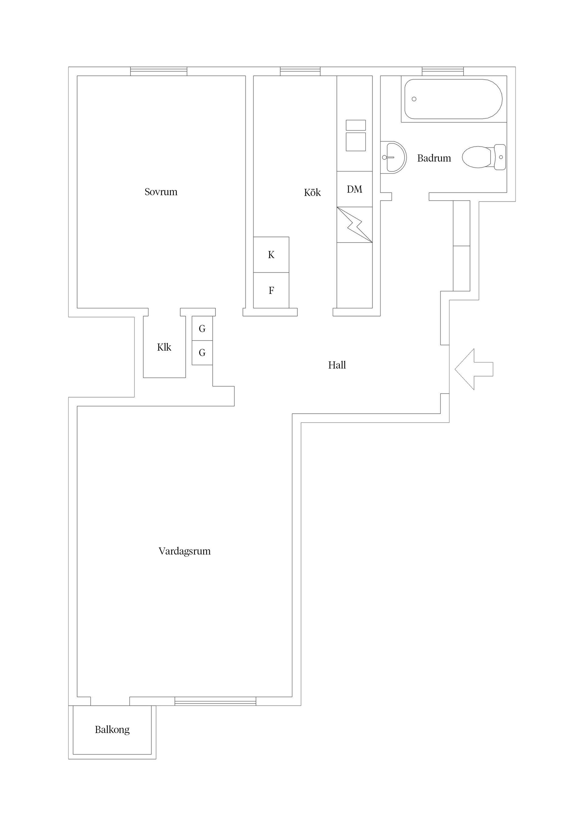 Bostadsrätt, Lindsbergsgatan 12B, Sommarro, Uppsala