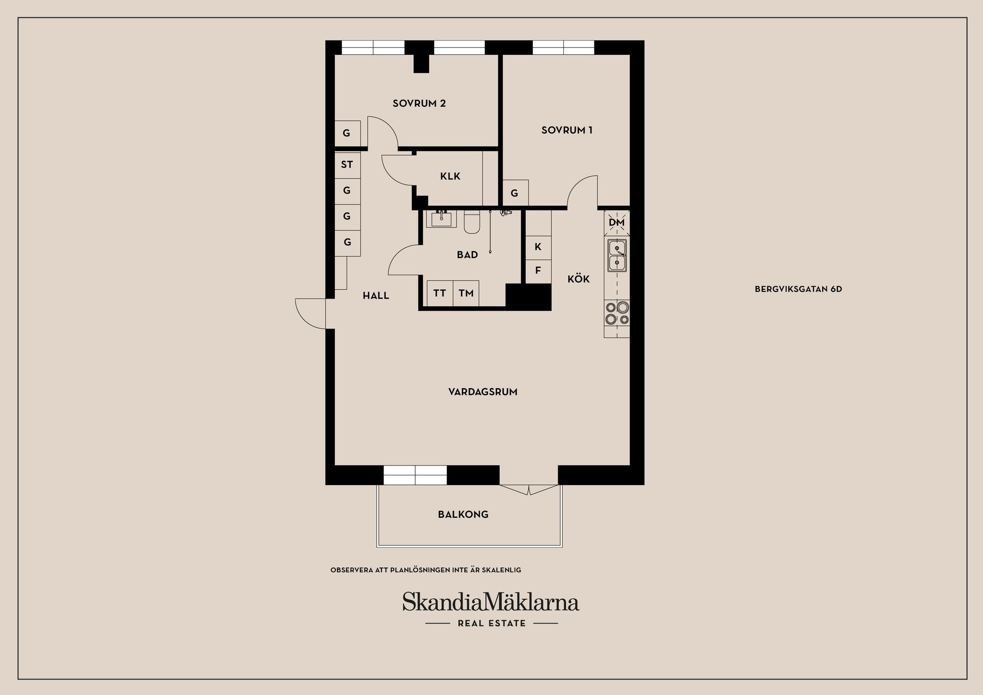 Bostadsrätt, Bergviksgatan 6D, Bergvik strand, Södertälje