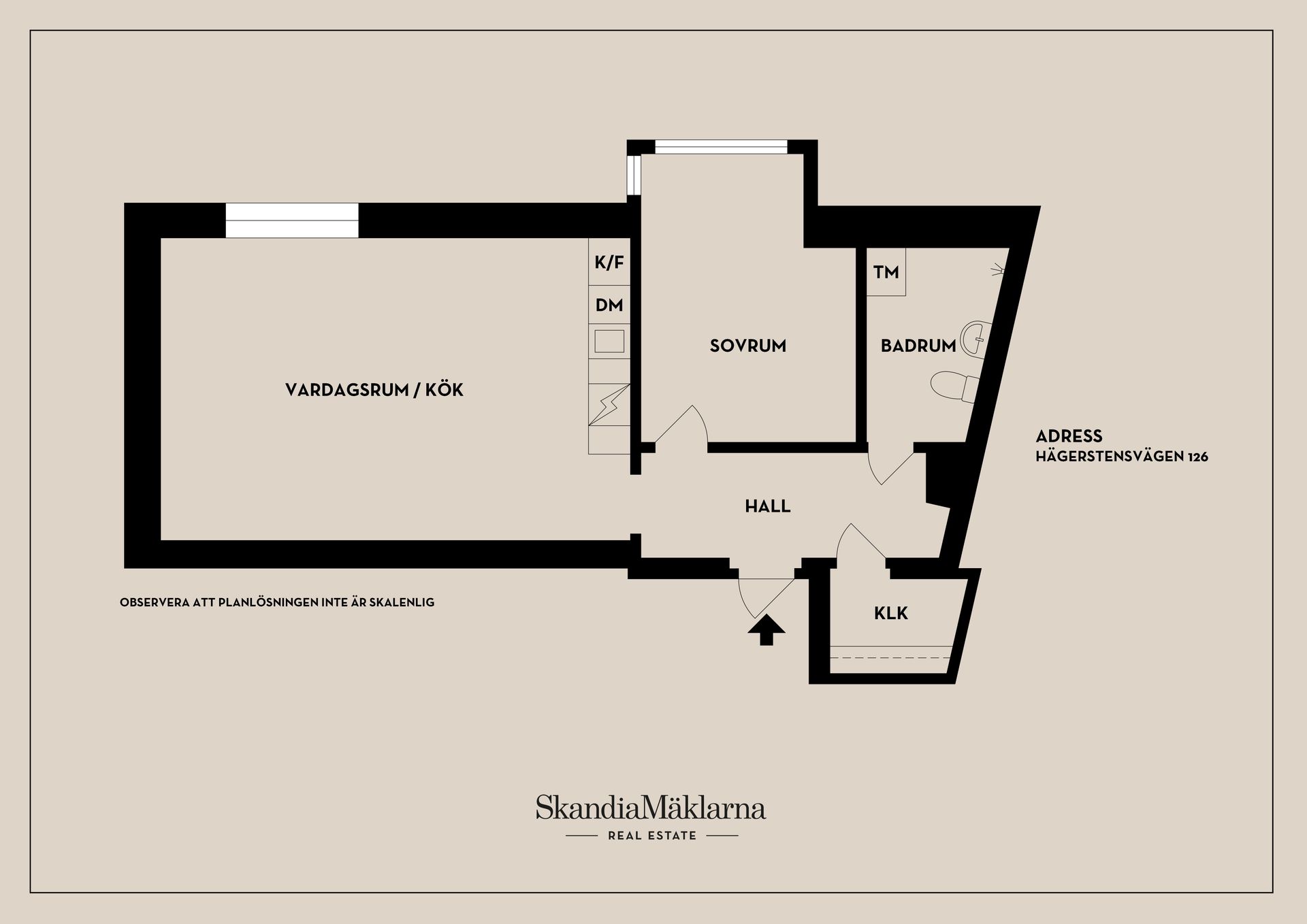 Bostadsrätt, Hägerstensvägen 126, Aspudden, Stockholm