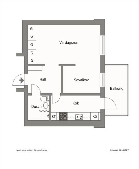 Bostadsrätt, Krokvägen 10, Brännan, Härnösand