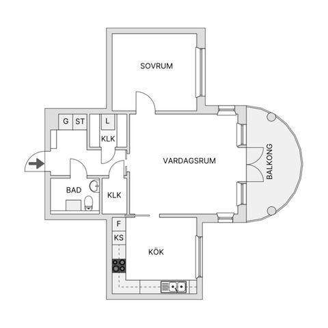 Bostadsrätt, Fatburs brunnsgata 30, Södermalm - Södra Station, Stockholm