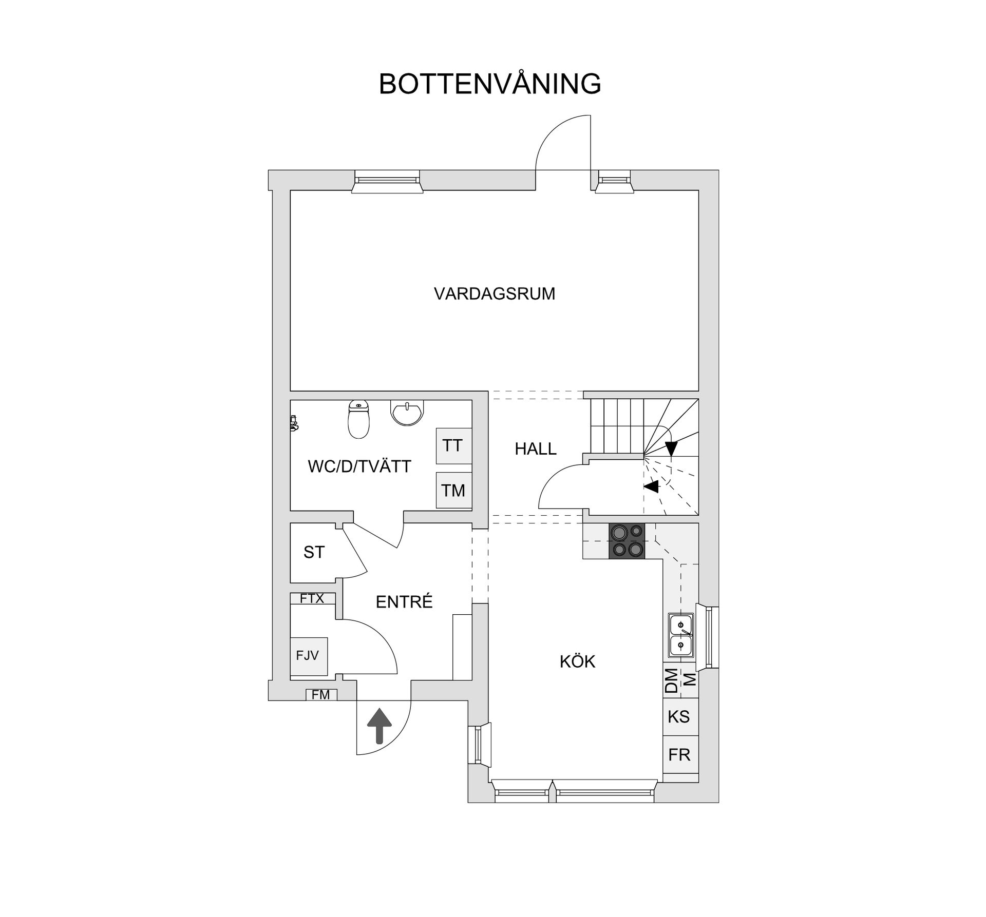 Radhus, Luleågatan 1, Ärrarps Ängar, Ängelholm