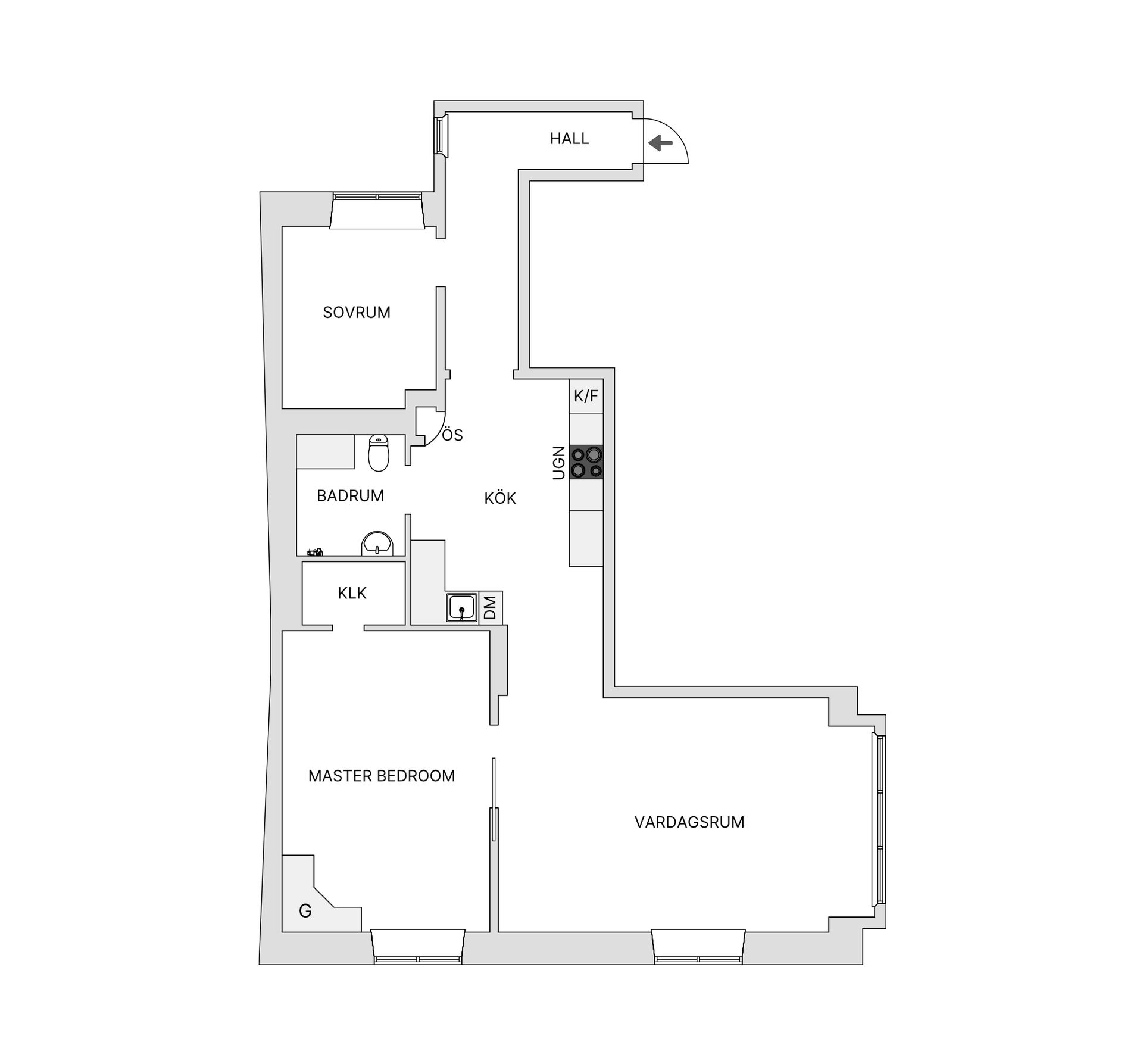 Bostadsrätt, Sankt paulsgatan 18, Södermalm - Mariatorget, Stockholm