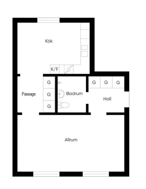 Bostadsrätt, Rådagatan 33 I, Nya staden, Lidköping