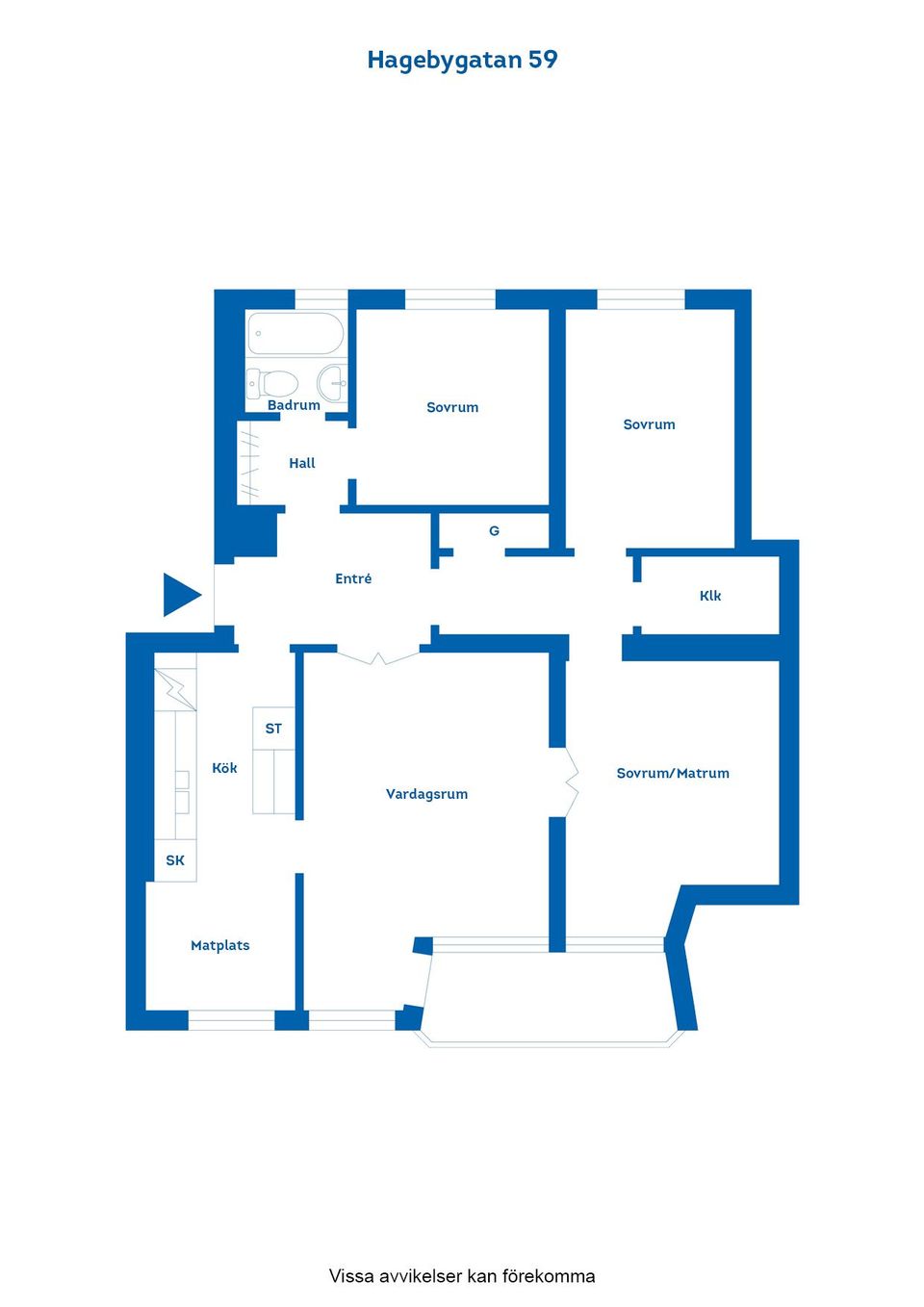 Bostadsrätt, Hagebygatan 59, Stjärnhusen, Norrköping