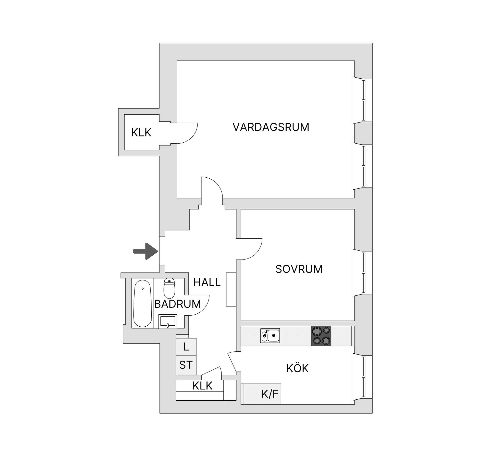 Bostadsrätt, Grev Magnigatan 14, Nedre Östermalm, Stockholm