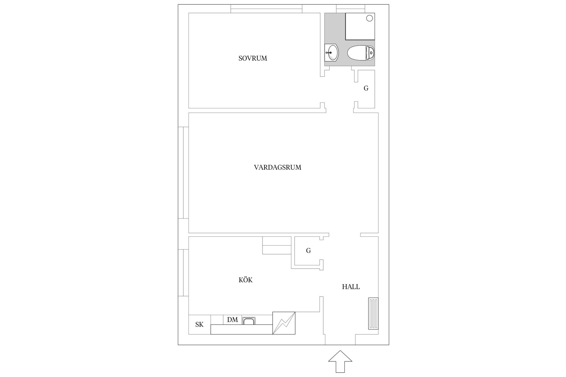 Bostadsrätt, Knarrhögsgatan 4A, Mölndal - Innerstaden, Mölndal