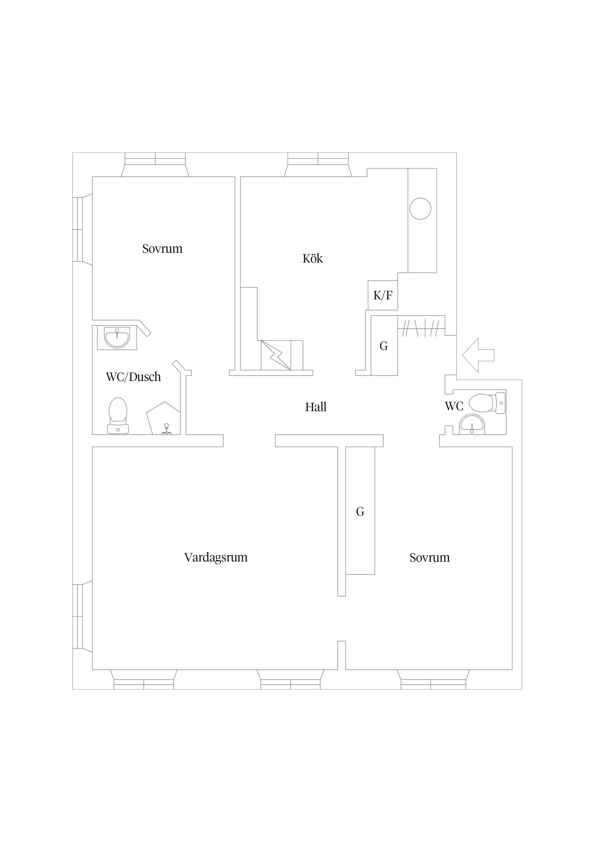 Bostadsrätt, Väderkvarnsgatan 31B, Fålhagen, Uppsala