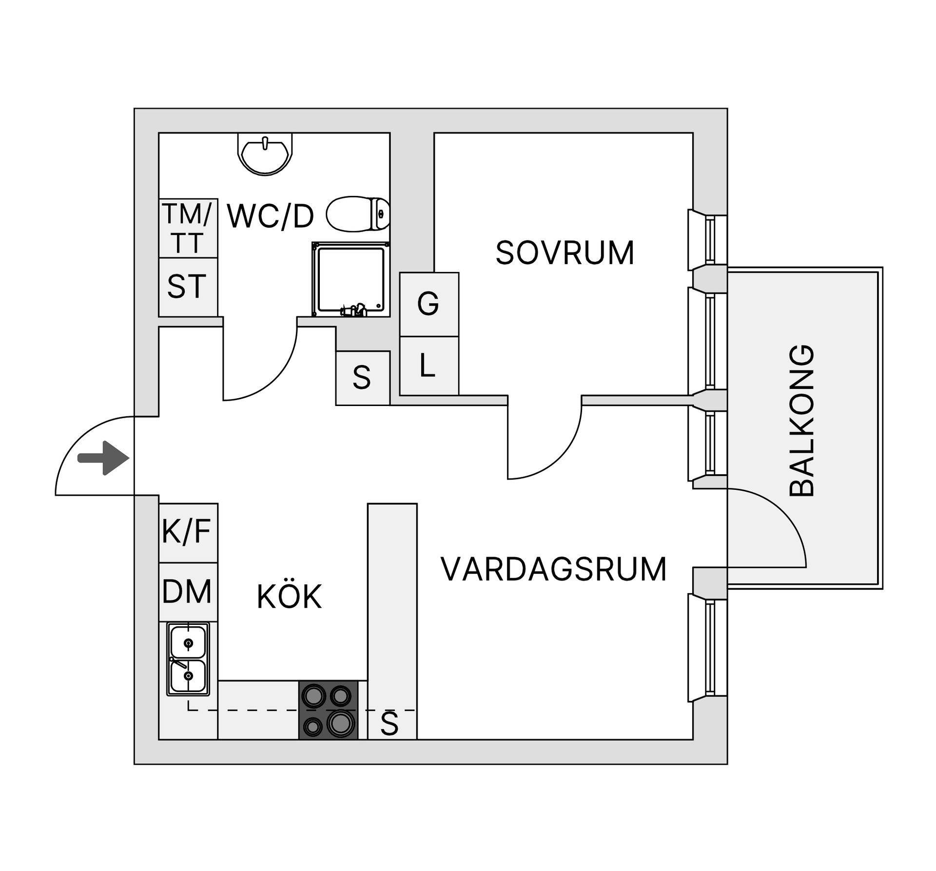 Bostadsrätt, Gröna Annas gata 11, Centrala Hisingen Porslinsfabriken, Göteborg