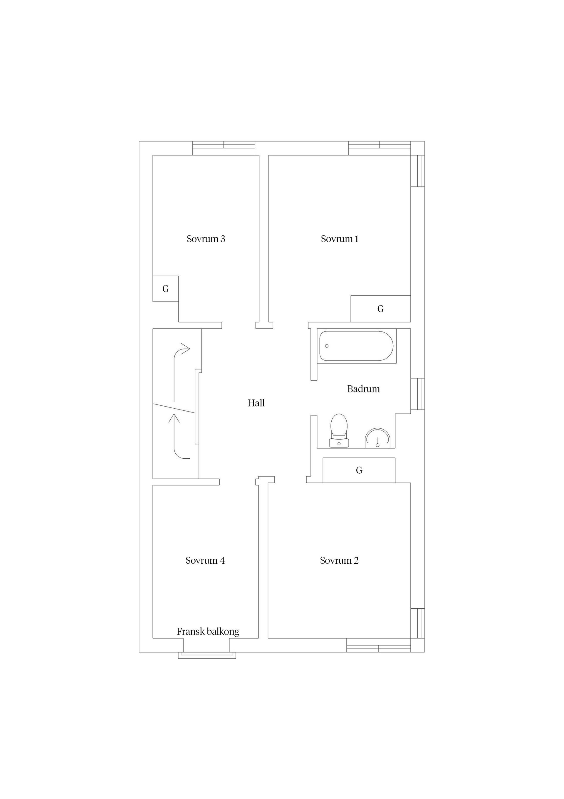 Radhus, Hortensiavägen 45, Vistaberg, Huddinge