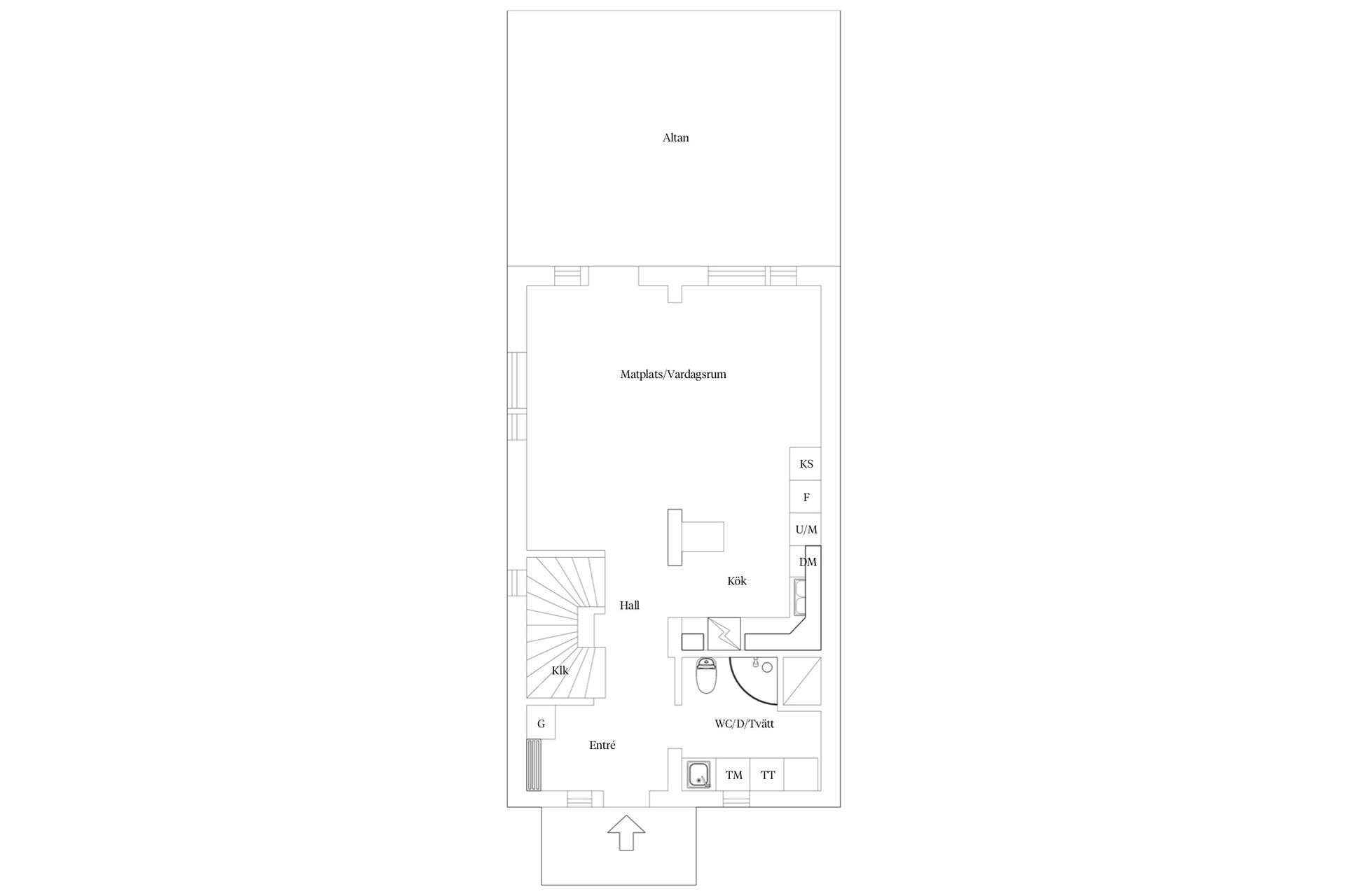 Radhus, Muskotgatan 6 B, Sörmarken, Borås