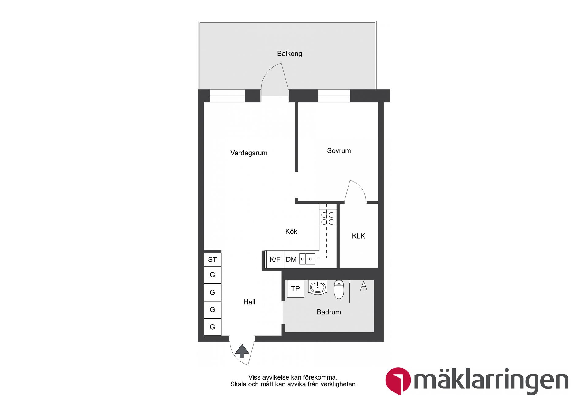 Bostadsrätt, Flygfältsvägen 15, Barkarbystaden, Järfälla