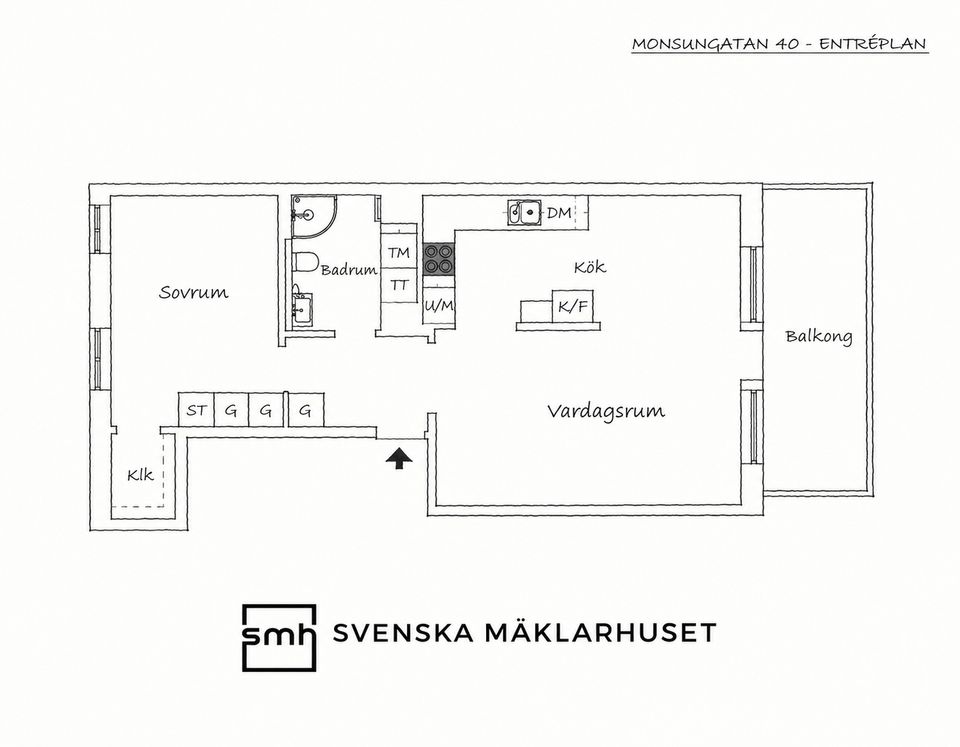 Bostadsrätt, Monsungatan 40, Eriksberg, Göteborg