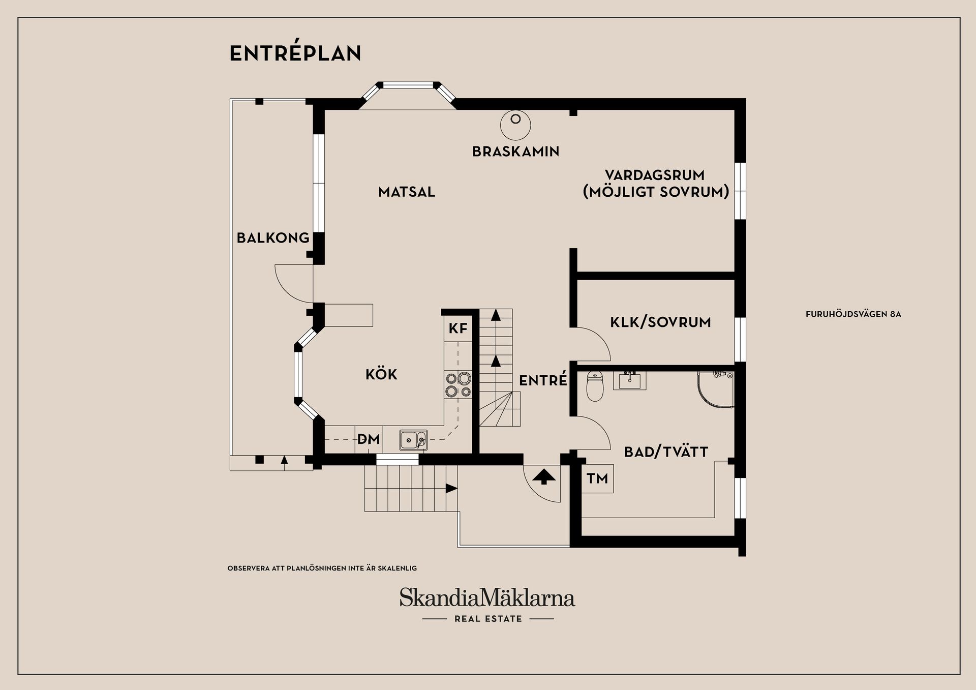 Villa, Furuhöjdsvägen 8A, Fullersta, Huddinge