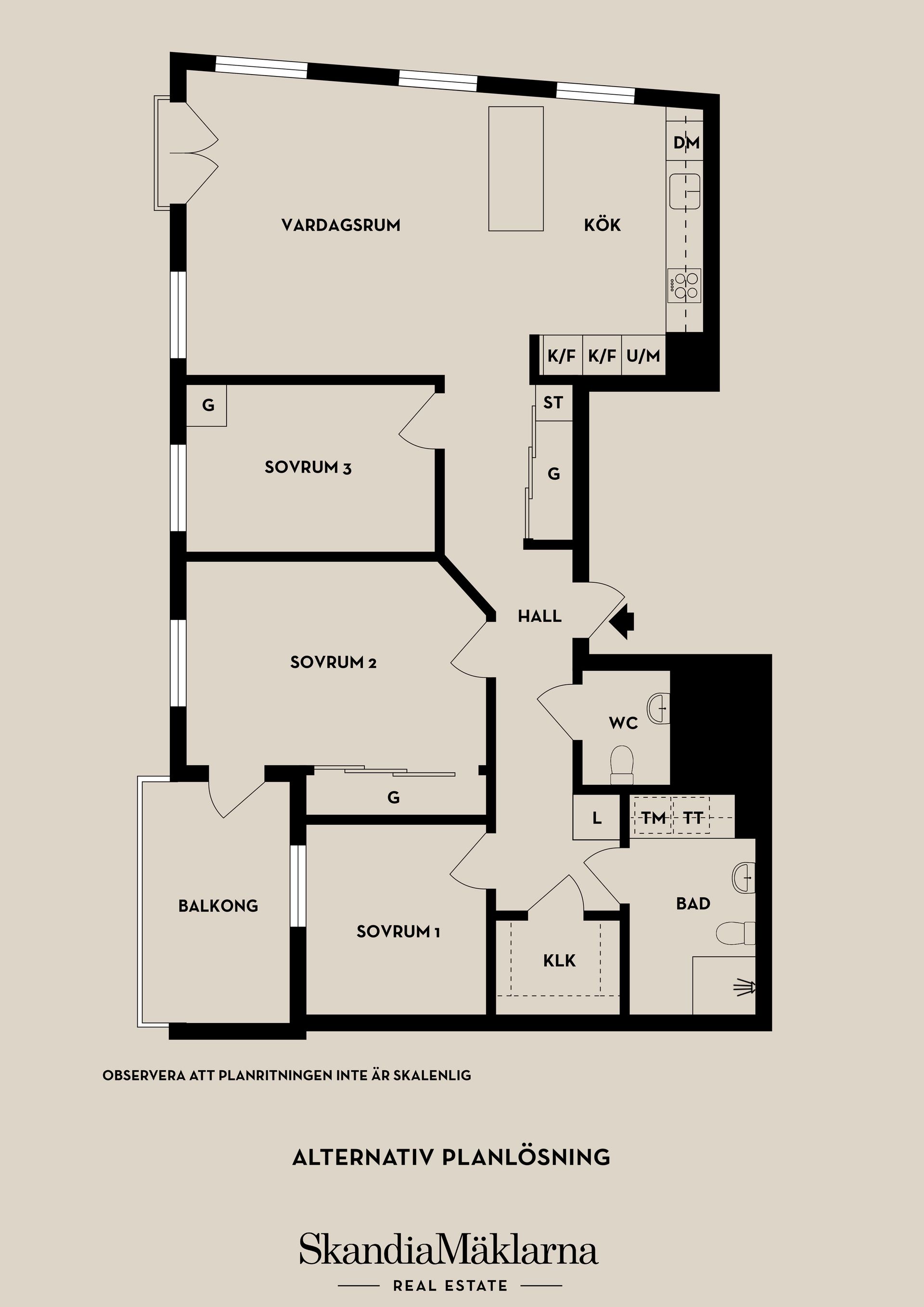 Bostadsrätt, Råsundavägen 101C, Vån 5, Gamla Råsunda, Solna