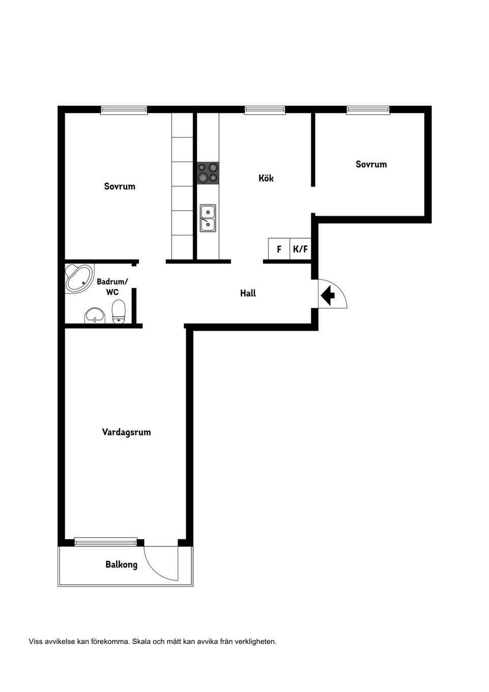 Bostadsrätt, Mjölkuddsvägen 3, Mjölkudden, Luleå