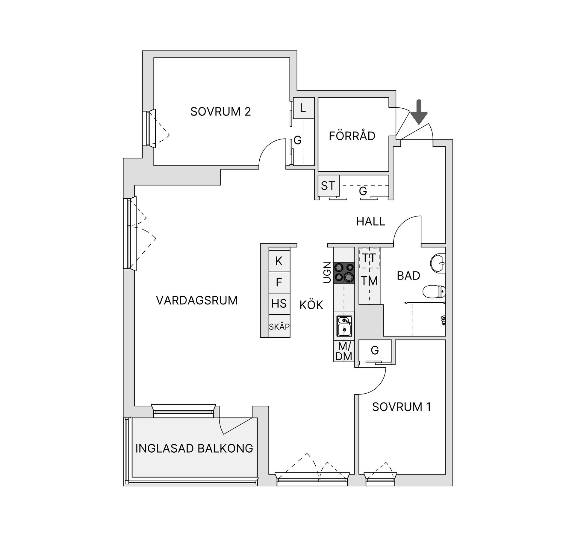 Bostadsrätt, Lövskogsvägen 9, Tyresö Centrum/Skogsstaden, Tyresö