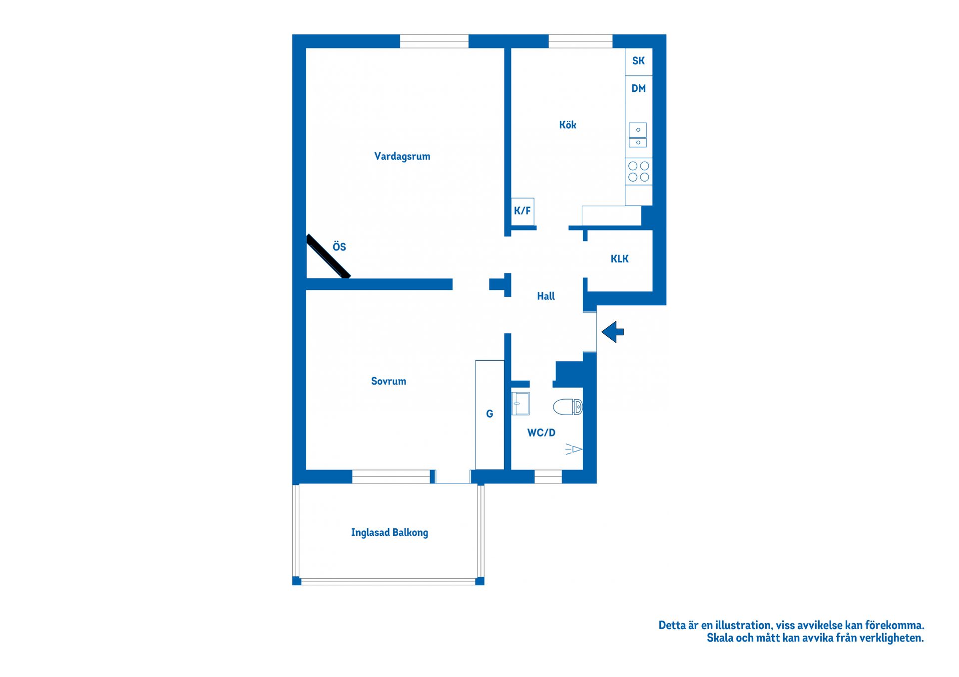 Bostadsrätt, Torggatan 5B, Katrineholm Nävertorp, Katrineholm