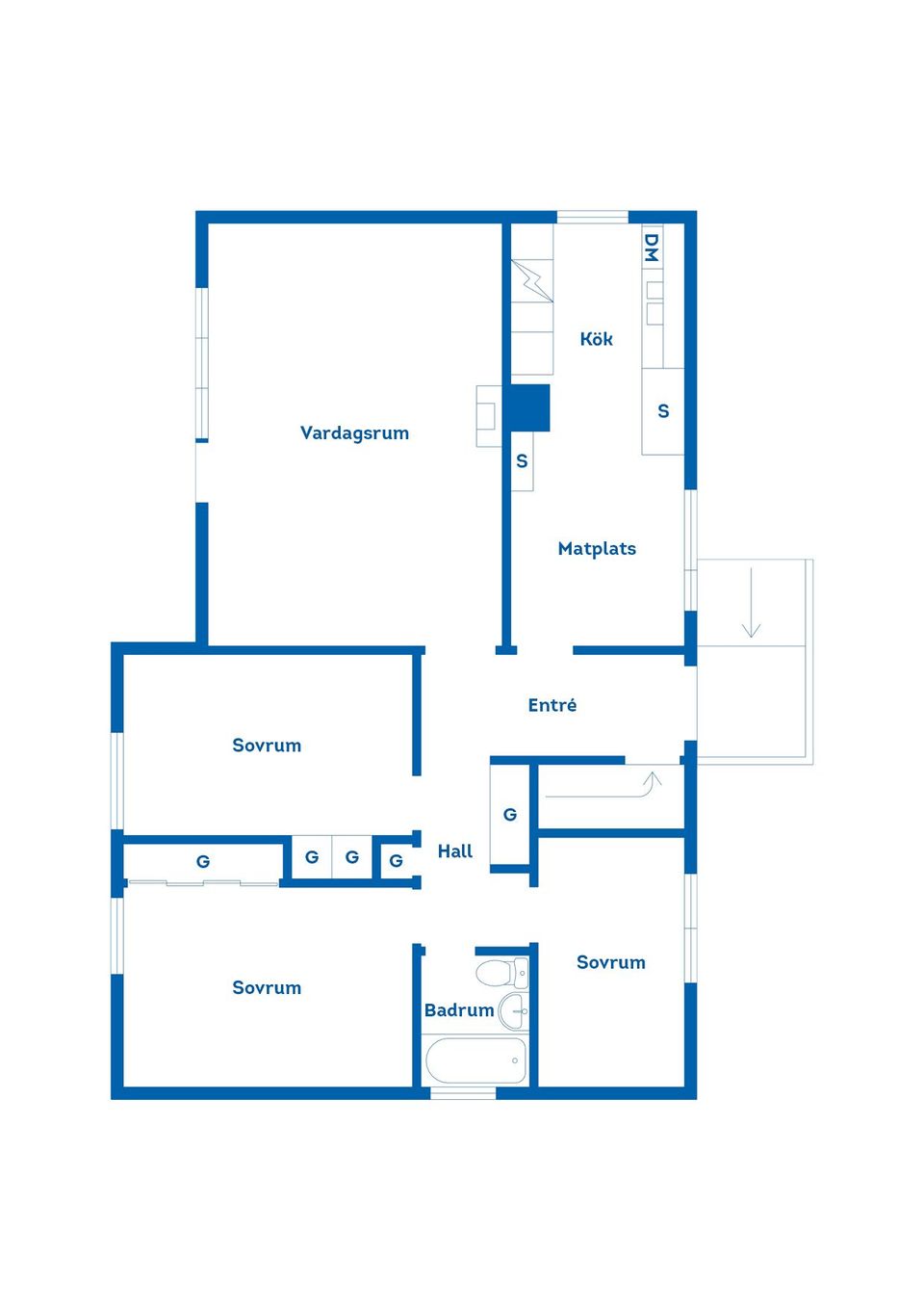 Villa, Ryborgsvägen 25, Slottsbrinken, Strängnäs