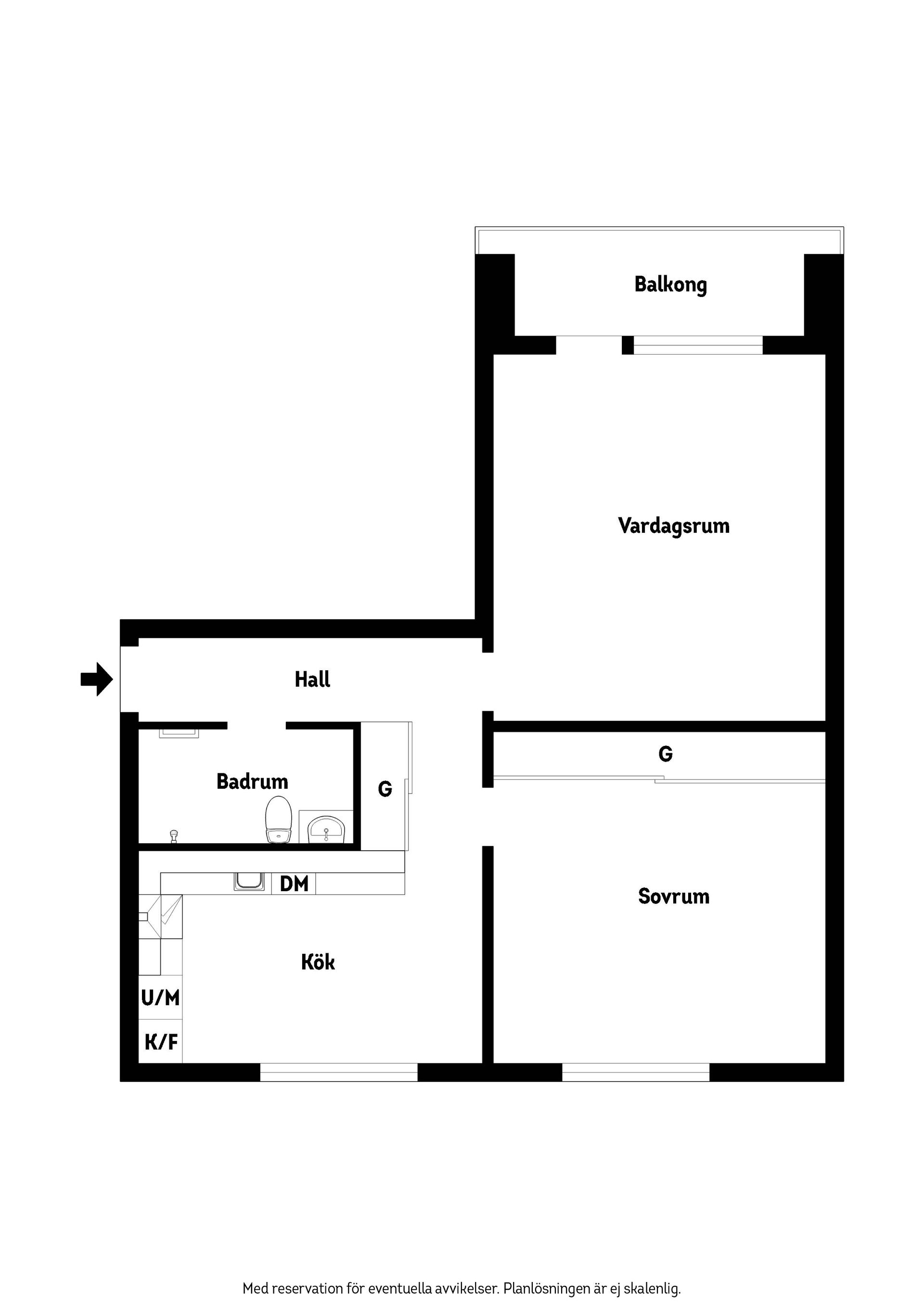 Bostadsrätt, Kyrkogatan 3A, Eslöv