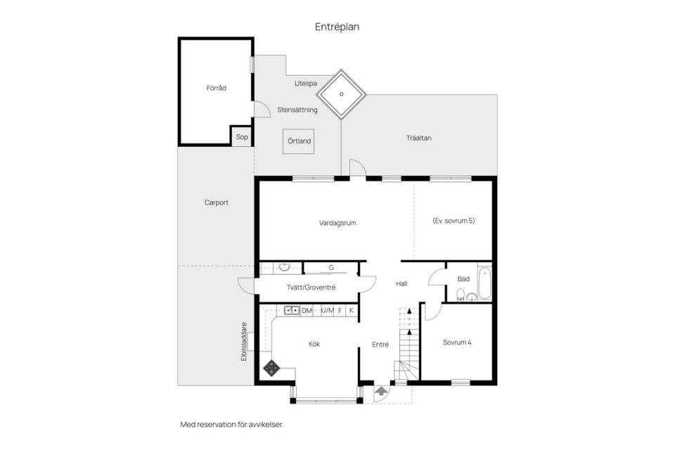 Radhus, Ladugatan 9, Majåker, Lidköping