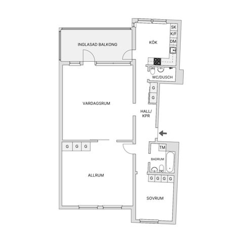 Bostadsrätt, Larsbergsvägen 59, Larsberg, Lidingö