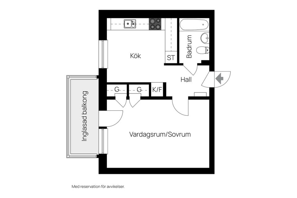 Bostadsrätt, Sveavägen 20, Centralt - Väst på stan, Sundsvall