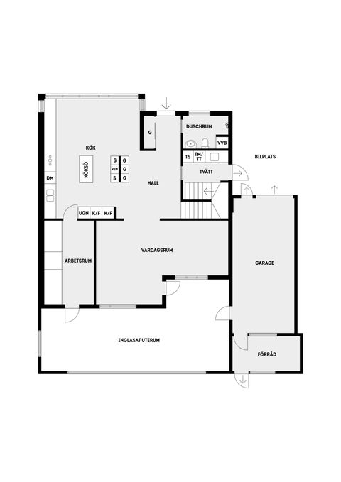 Radhus, Meijerfeldts väg 50, Näsbypark, Täby