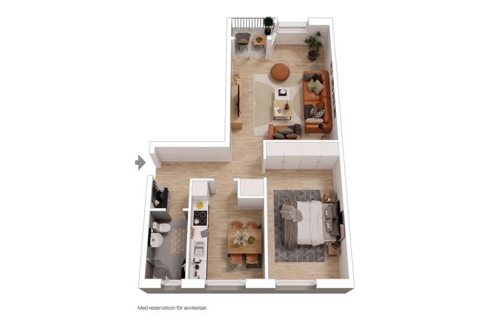 Bostadsrätt, Norra Sjöbogatan 35, Sjöbo, Borås