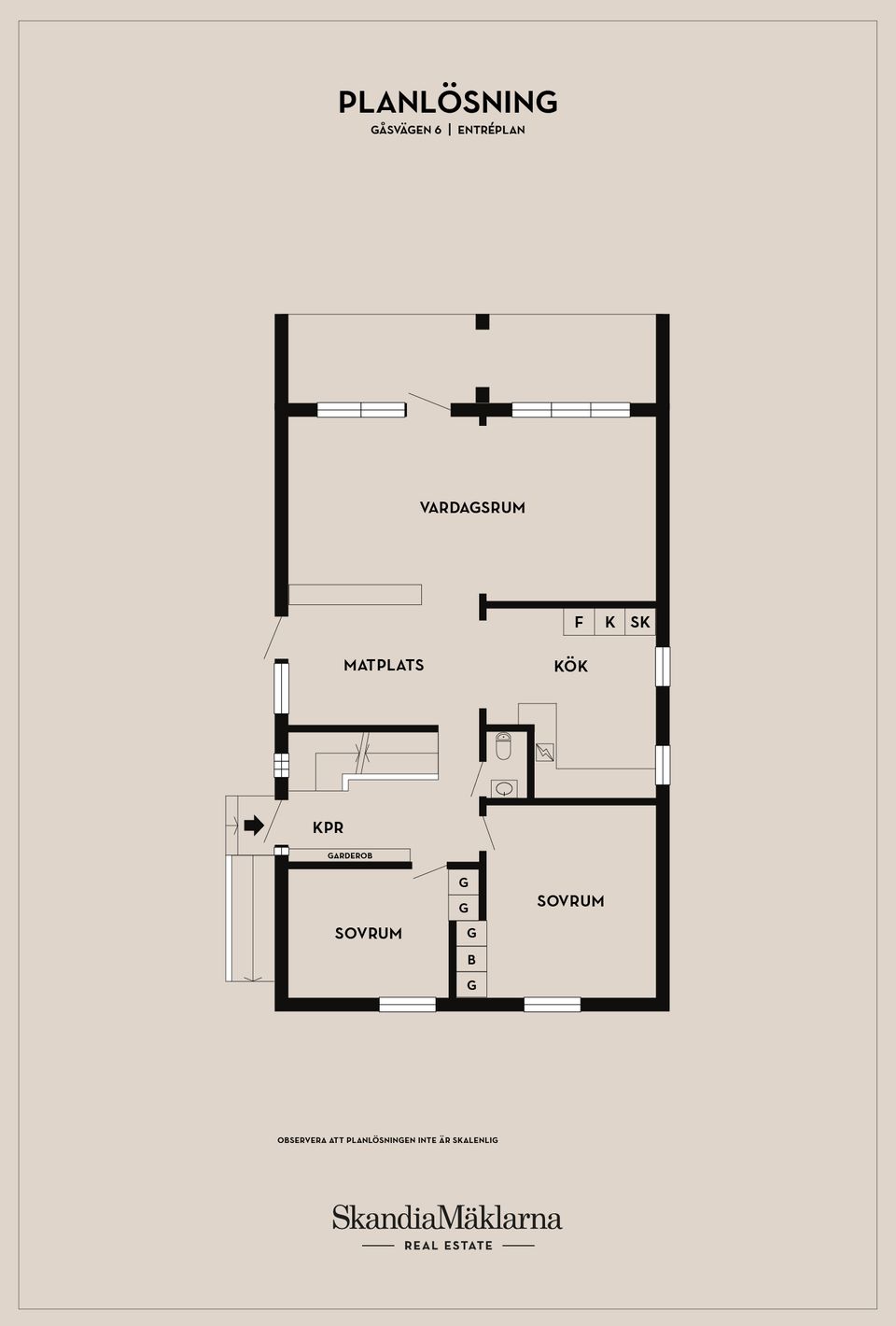 Villa, Gåsvägen 6, Skurup