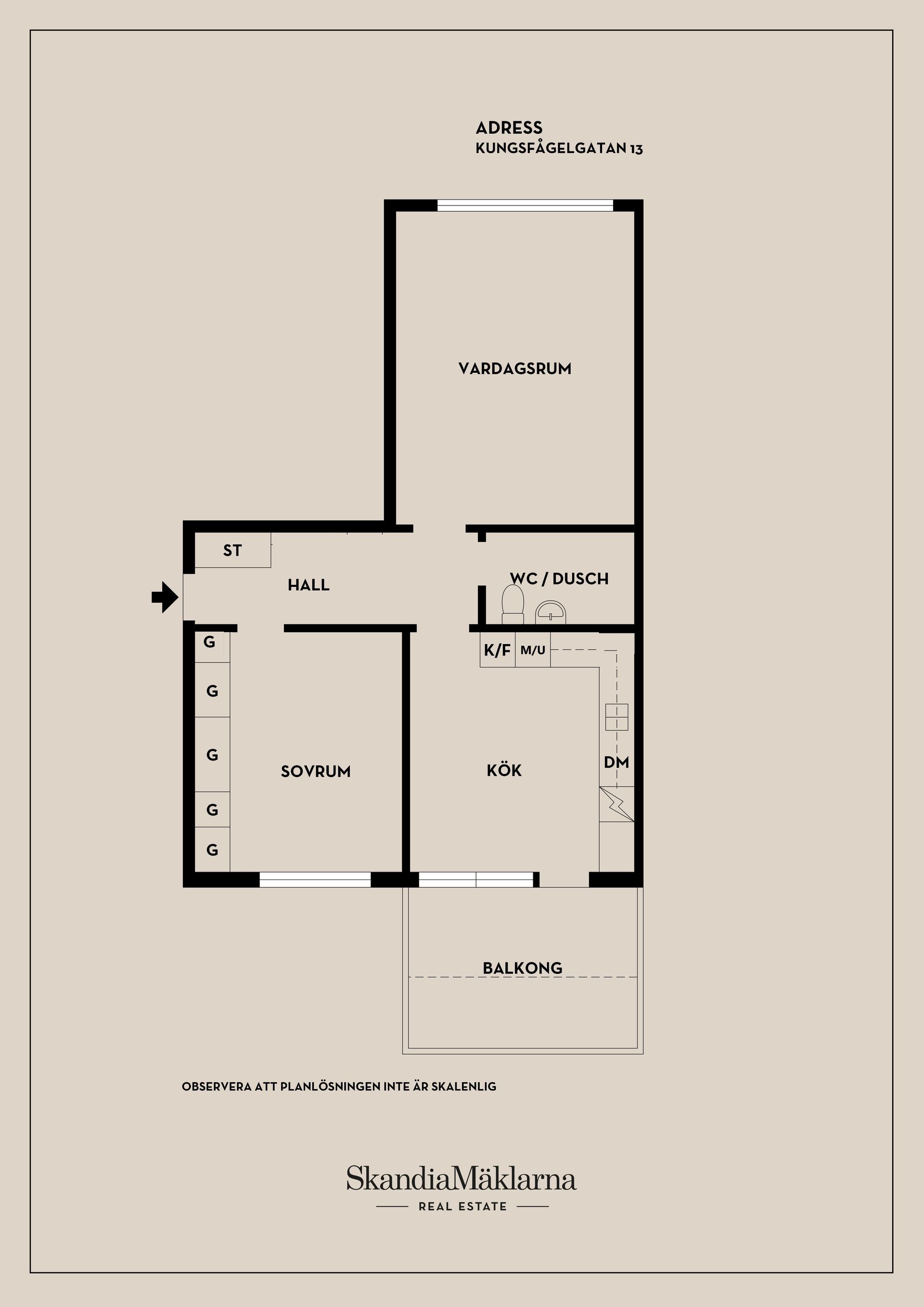 Bostadsrätt, Kungsfågelgatan 13, Västerås