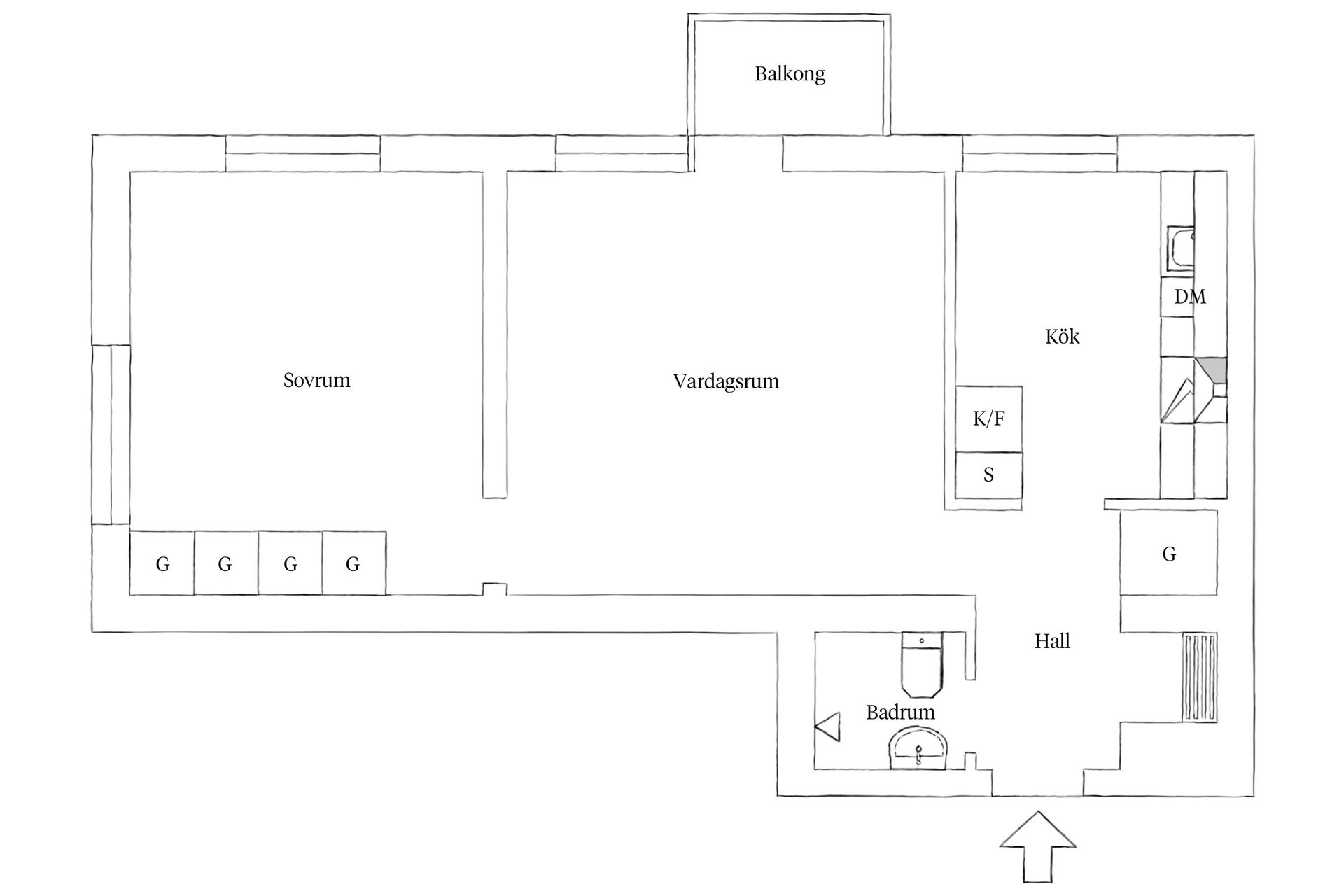 Bostadsrätt, Såggatan 35H, Majorna, Göteborg