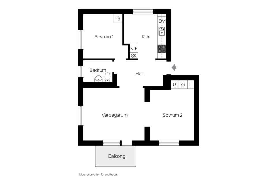 Bostadsrätt, Huldregatan 23b, Sjöbo, Borås