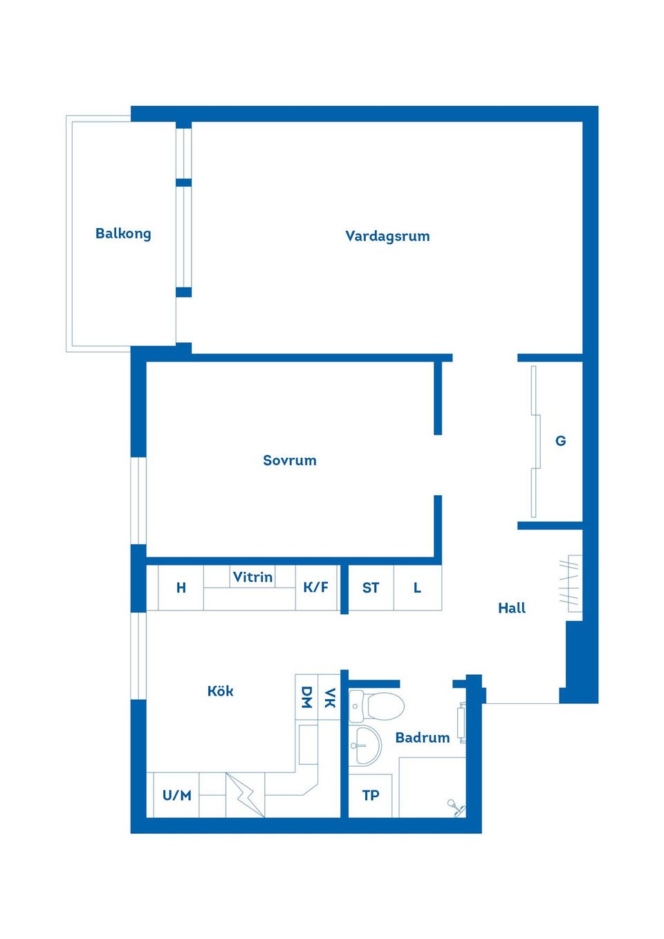 Bostadsrätt, Amiralitetstorget 12, Trossö, Karlskrona