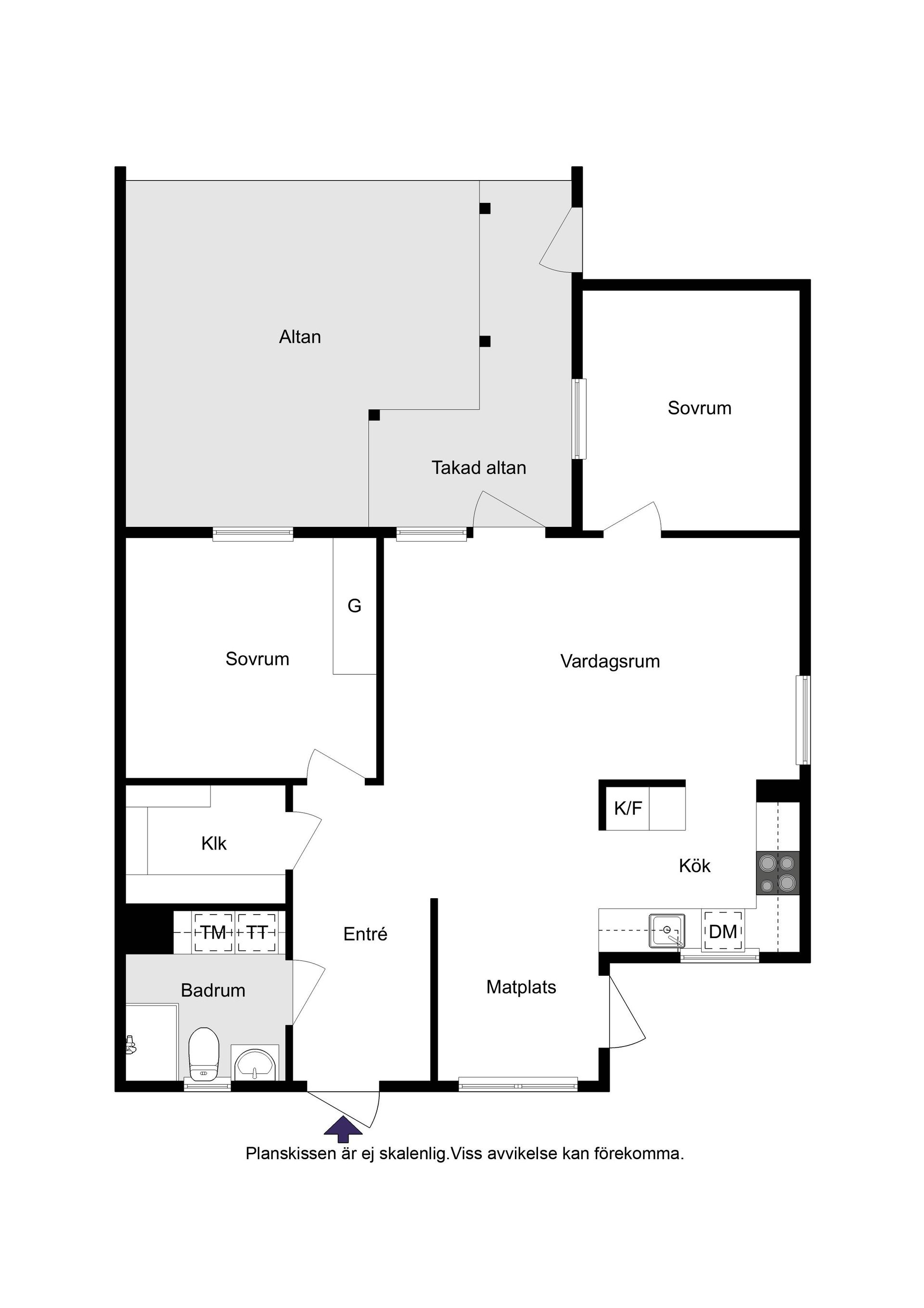 Bostadsrätt, Hagalundsvägen 4A, Pålsbo, Halmstad