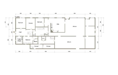 Villa, Köpmansgatan 46, Tråvad, Vara