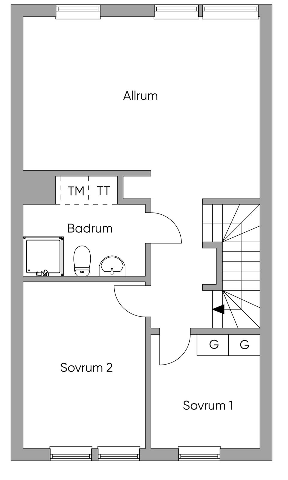 Radhus, Tujavägen 2, Hörningsnäs, Huddinge